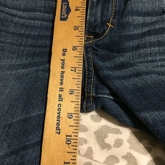 Abercrombie & Fitch Womens Super Skinny Jeans Mid-Rise Medium Wash Distressed 6s - Picture 5 of 6